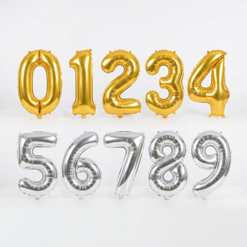 Number Balloon Series