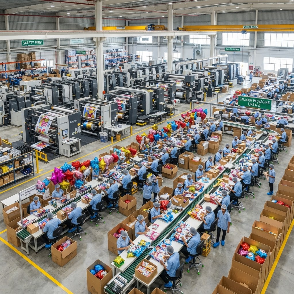 Party Hub factory overview